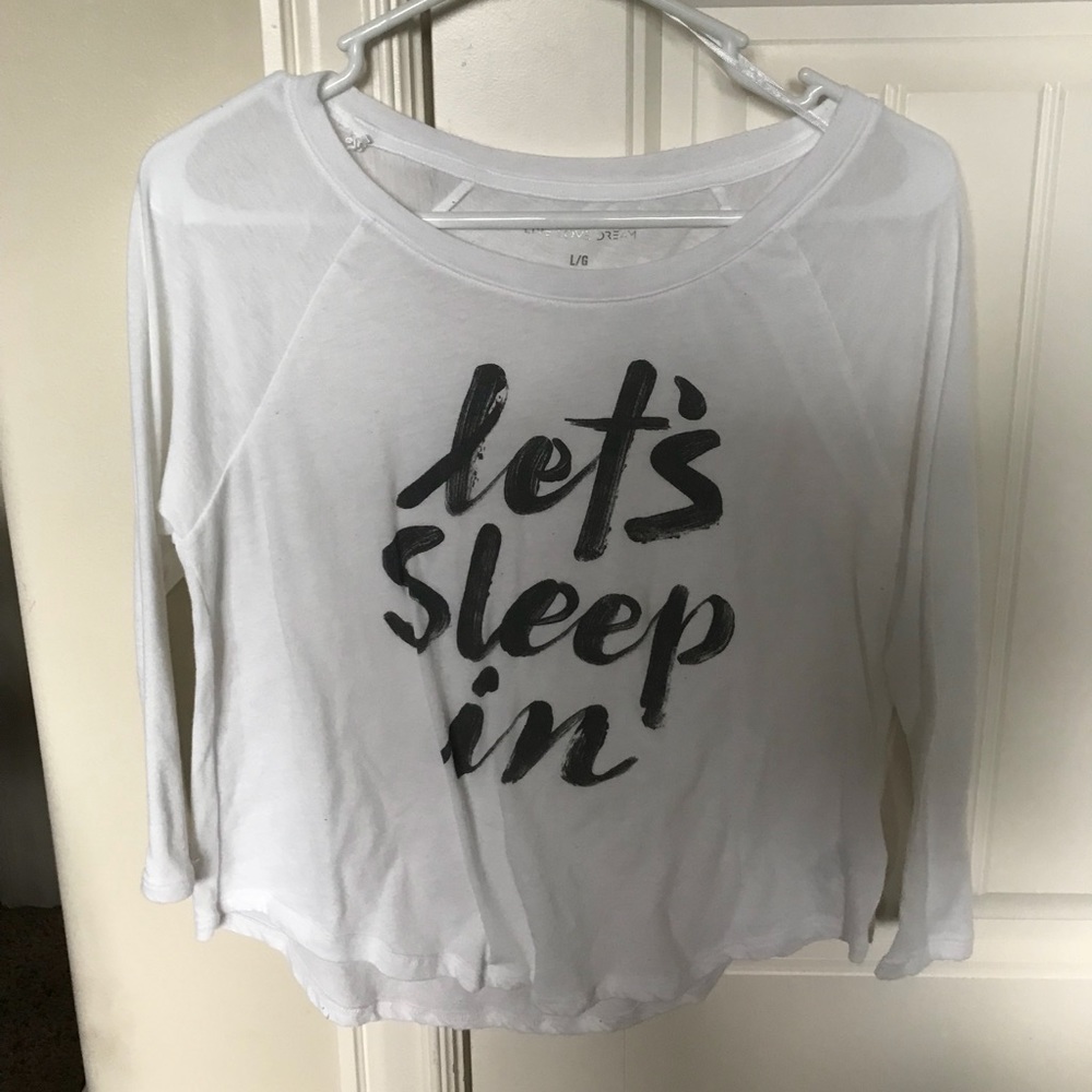 Graphic sleep top